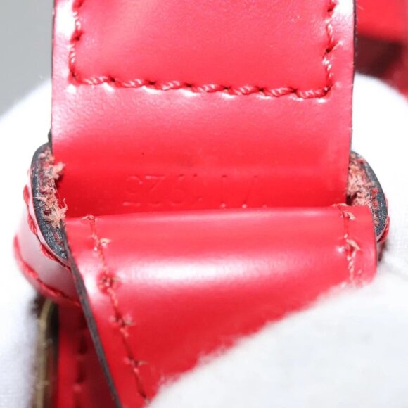 LOUIS VUITTON Epi Sac Depaule PM Shoulder Bag Red - Picture 14 of 16